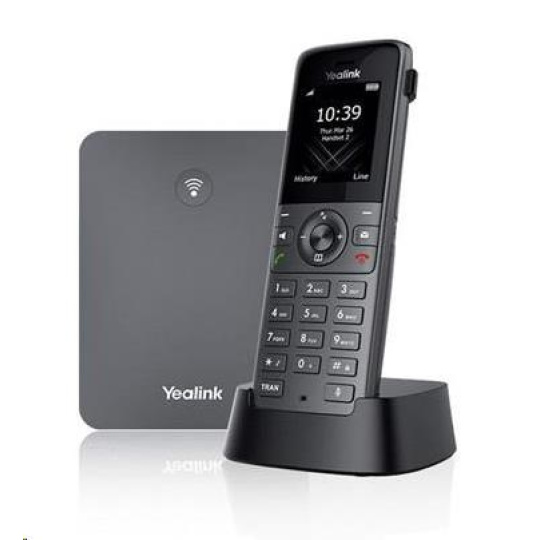 BAZAR - Yealink W73P SIP DECT základnová stanice a ručka - Po opravě (Náhradní krabice)