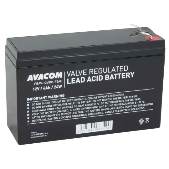 AVACOM baterie 12V 6Ah F2 HighRate (PBAV-12V006-F2AH)