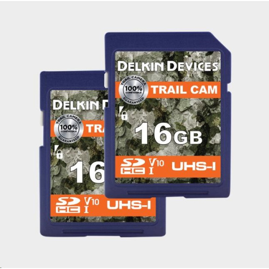 Delkin SDHC Trail Cam R100/W30 (V10) 16GB (2-pack)