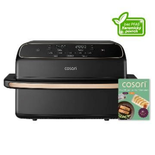 Cosori Dual Blaze Twin Fry Compact horkovzdušná fritéza 8,6 L, keramika, černá Cosori Dual Blaze Twin Fry Compact horkovzdušná fritéza 8,6 L, keramika, černá
