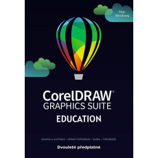CorelDRAW Graphics Suite Edu 2 roky pronájmu licence (Single) (Windows/MAC) EN/FR/DE/IT/SP/BP/NL/CZ/PL
