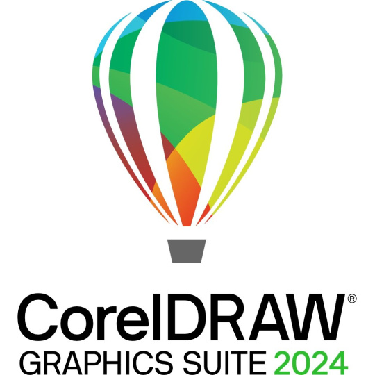 2x CorelDRAW Graphics Suite 2024 Business Perpetual License (incl. 1 Yr CorelSure Maintenance)(1-4)