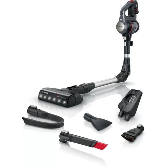 Bosch Unlimited 7 Grafit tyčový vysavač, akumulátorový, HEPA H13 filtr, na všechny druhy podlah, šedá