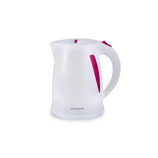 BAZAR - ORAVA VK-3117 R rychlovarná konvice, 2000 W, 1.7 l, automatické vypnutí, růžová / bílá - Poškozený obal (Komplet BAZAR - ORAVA VK-3117 R rychlovarná konvice, 2000 W, 1.7 l, automatické vypnutí, růžová / bílá - Poškozený obal (Komplet