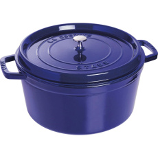 Staub La Cocotte litinový kulatý hrnec, 8.35 l, modrá