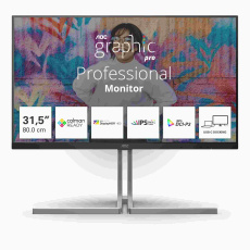 BAZAR - AOC MT VA LCD WLED 31,5" U32U3CV - IPS nano color, 3840x2160,HDMI,DP, USB-C,USB 3.2,RJ45,pivot,repro - rozbaleno
