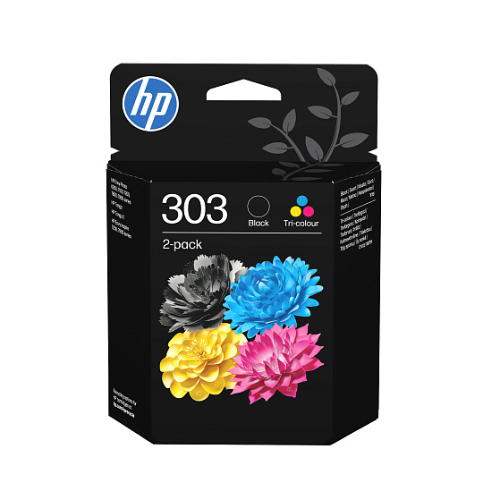 HP 303 2-pack Black/Tri-color Original Ink Cartridges HP 303 2-pack Black/Tri-color Original Ink Cartridges