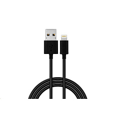 WG - Datový kabel Lightning MFI na USB-A, 2 metry, černá WG - Datový kabel Lightning MFI na USB-A, 2 metry, černá