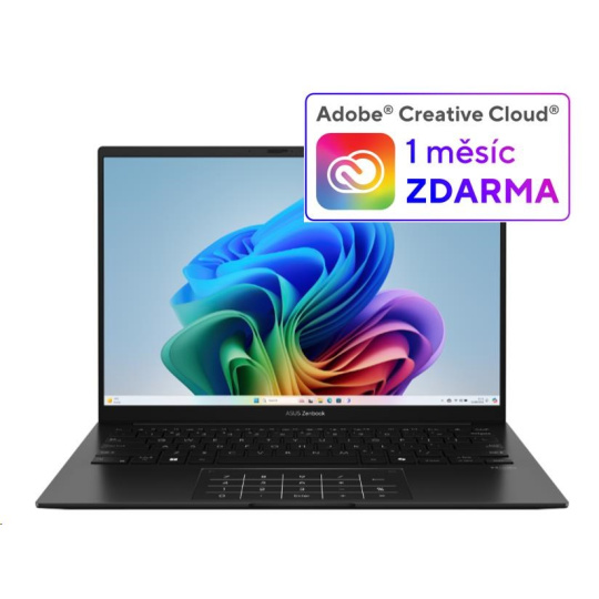 ASUS NTB Zenbook 14 (UM3406KA-OLED027W), R7-AI-350, 14" 1920 x 1200, 16GB, 1TB SSD, Radeon, W11 Home, Black