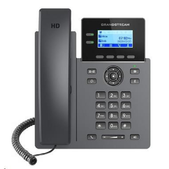 Grandstream GRP2602G SIP telefon [4 SIP účty, 2 linky, EHS, GDMS]