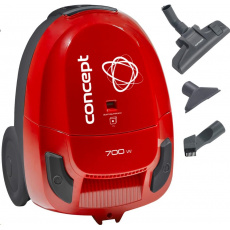 Concept VP8033 Sáčkový vysavač červený 700 W Concept VP8033 Sáčkový vysavač červený 700 W