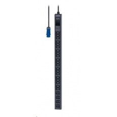 APC Easy PDU, Basic, ZeroU, 16A, 230V, (20)C13 & (4)C19, IEC 309 16A 2P+E (3m)