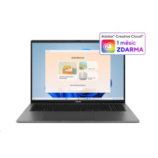 ASUS NTB Vivobook S16 (S3607CA-RP001W), Ultra 5 225H, 16" 1920 x 1200, 16GB, 512GB SSD, Intel, W11 Home, Gray ASUS NTB Vivobook S16 (S3607CA-RP001W), Ultra 5 225H, 16" 1920 x 1200, 16GB, 512GB SSD, Intel, W11 Home, Gray