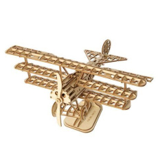 RoboTime dřevěné 3D puzzle Historické letadlo RoboTime dřevěné 3D puzzle Historické letadlo