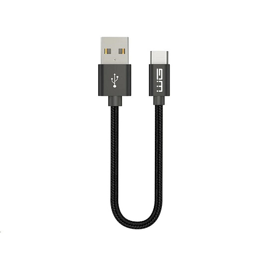 WG - Datový kabel Type-C na USB-A, 20 cm, černá WG - Datový kabel Type-C na USB-A, 20 cm, černá
