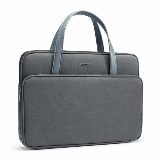 tomtoc Premium Briefcase – 14" MacBook Pro (2021), šedá tomtoc Premium Briefcase – 14" MacBook Pro (2021), šedá