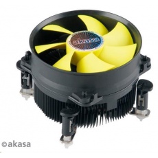 AKASA chladič CPU  AK-CC7117EP01 LGA115X, 92mm low noise PWM fan, pro CPU se spotřebou až 95W