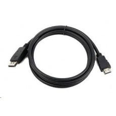 GEMBIRD Kabel propojovací DisplayPort - HDMI 1,8m (M/M) ROZBALENO GEMBIRD Kabel propojovací DisplayPort - HDMI 1,8m (M/M) ROZBALENO