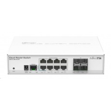 MikroTik Cloud Router Switch CRS112-8G-4S-IN, 400MHz CPU, 128MB RAM, 8xLAN, 4xSFP slot, vč. L5 licence