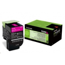 LEXMARK Magenta toner 702M pro CS310/410/510 z programu Lexmark Return (1 000 stran) LEXMARK Magenta toner 702M pro CS310/410/510 z programu Lexmark Return (1 000 stran)