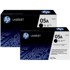 HP 05A Black LJ Toner Cart, 2-pack, CE505D - POŠKOZENÝ OBAL HP 05A Black LJ Toner Cart, 2-pack, CE505D - POŠKOZENÝ OBAL