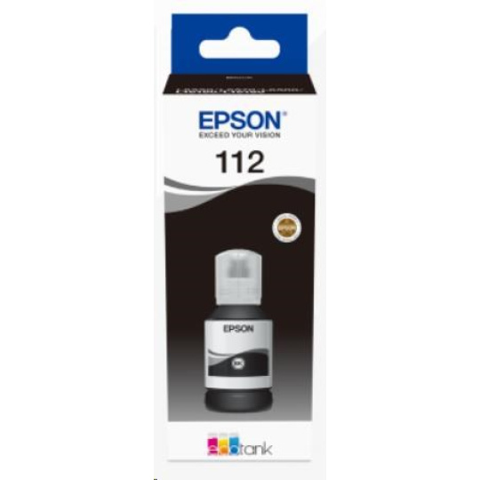 BAZAR - EPSON ink čer 112 EcoTank Pigment Black ink bottle - Poškozený obal (Komplet) BAZAR - EPSON ink čer 112 EcoTank Pigment Black ink bottle - Poškozený obal (Komplet)
