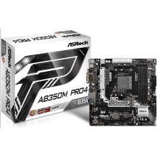 ASRock MB Sc AM4 AB350M Pro4, AMD AB350, 4xDDR4, VGA, mATX ASRock MB Sc AM4 AB350M Pro4, AMD AB350, 4xDDR4, VGA, mATX