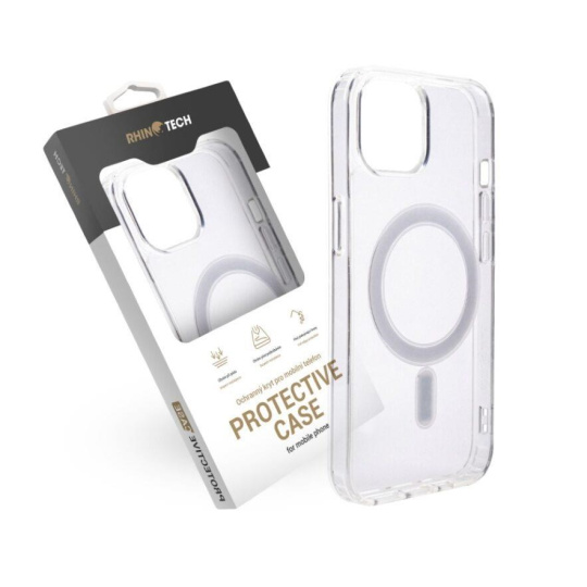 RhinoTech MAGcase Clear pro Apple iPhone 14, transparentní