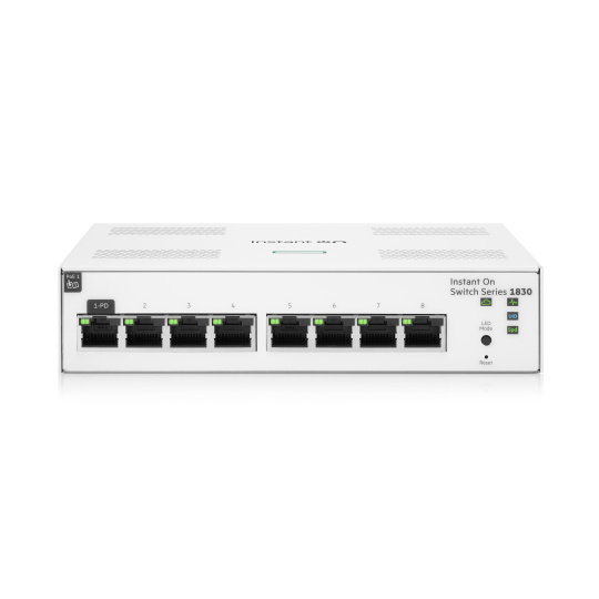HPE Networking Instant On Switch 8p Gigabit JL810A 1830 (fanless)