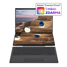 ASUS NTB Zenbook Duo (UX8407AA-OLED086W), Ultra X9 388H, 14" 2880 x 1800, 32GB, 1TB SSD, Intel Arc, W11 Home, Gray ASUS NTB Zenbook Duo (UX8407AA-OLED086W), Ultra X9 388H, 14" 2880 x 1800, 32GB, 1TB SSD, Intel Arc, W11 Home, Gray