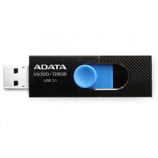 ADATA Flash Disk 128GB UV320, USB 3.1 Dash Drive, černá/modrá