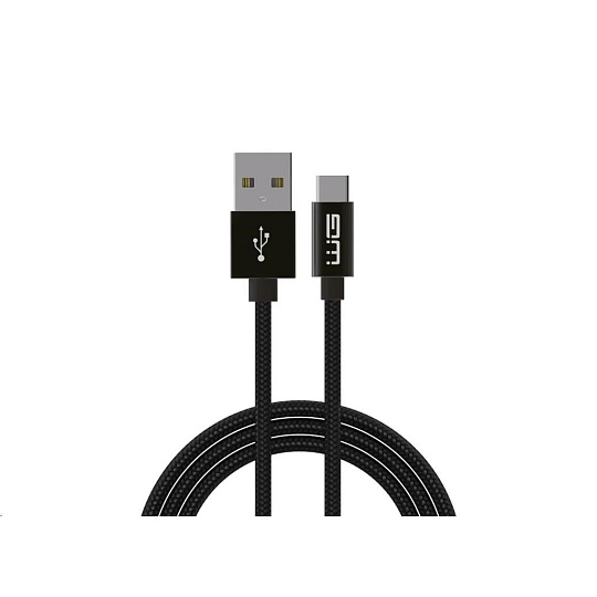 WG - Datový kabel Type-C na USB-A, 50 cm, černá WG - Datový kabel Type-C na USB-A, 50 cm, černá