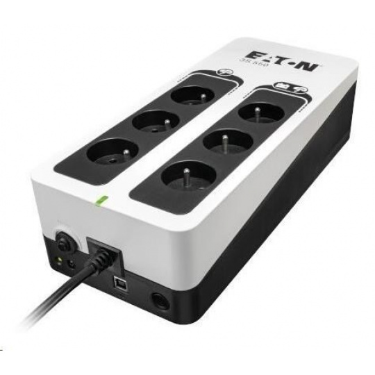 Eaton -Poškozený obal- 3S 550 FR, UPS 550VA / 330W, 6 zásuvek (3 zálohované), USB, české zásuvky, bazar