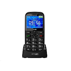 WG - Mobilní telefon WG20C, pro seniory, černá WG - Mobilní telefon WG20C, pro seniory, černá