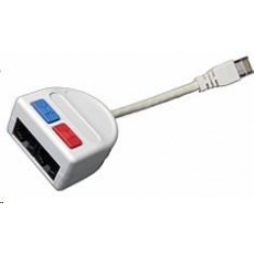 Solarix Rozdvojka počítač/telefon 2 x RJ45 UTP T-MOD 3-U4 Solarix Rozdvojka počítač/telefon 2 x RJ45 UTP T-MOD 3-U4