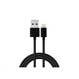 WG - Datový kabel Lightning MFI na USB-A, 2 metry, černá