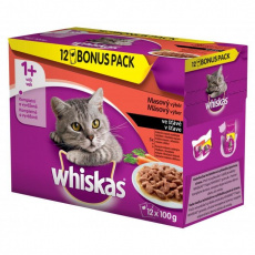 Kap.WHISKAS klas.vyber zelenina ve stave 12ks 1200g Kap.WHISKAS klas.vyber zelenina ve stave 12ks 1200g