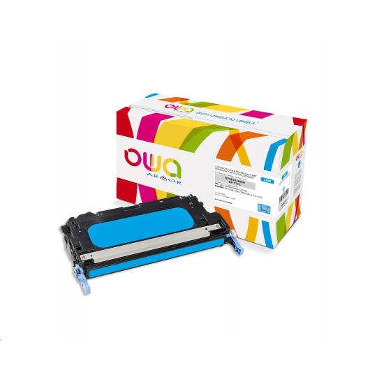 OWA Armor toner pro HP Color Laserjet 3800, 8000 Stran, Q7581A JUMBO, modrá/cyan