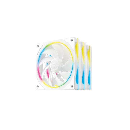 DEEPCOOL Ventilátor FD12 SE WH 3v1, 3x 120mm, ARGB, bílá
