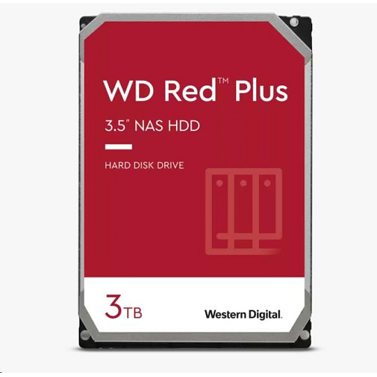 BAZAR VADNE - WD RED PLUS NAS WD30EFZX 3TB SATA/600 128MB cache 175 MB/s CMR BAZAR VADNE - WD RED PLUS NAS WD30EFZX 3TB SATA/600 128MB cache 175 MB/s CMR