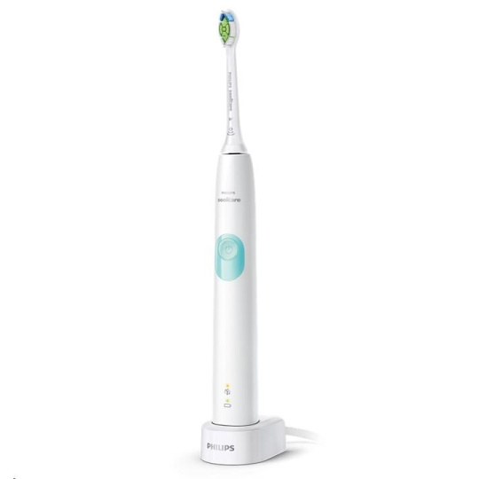 Philips HX6807/24 Sonicare ProtectiveClean 4300, zubní kartáček, 62000 kmitů/min, 2 režimy čištění, časovač, bílá