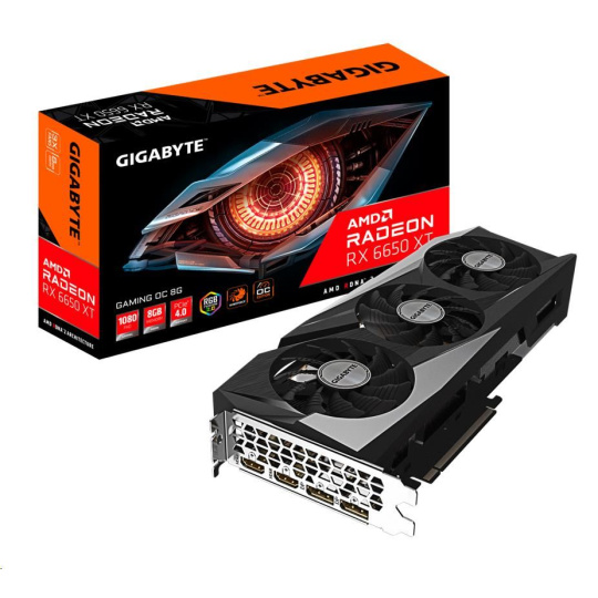 GIGABYTE VGA AMD Radeon RX 6650 XT GAMING OC 8G, 8G GDDR6, 2xDP, 2xHDMI