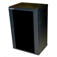 BAZAR -XtendLan 19" nástěnný rozvaděč 18U, šířka 600mm, hloubka 600mm, nosnost 60 kg, skleněné kouřové dveře, rozložený BAZAR -XtendLan 19" nástěnný rozvaděč 18U, šířka 600mm, hloubka 600mm, nosnost 60 kg, skleněné kouřové dveře, rozložený