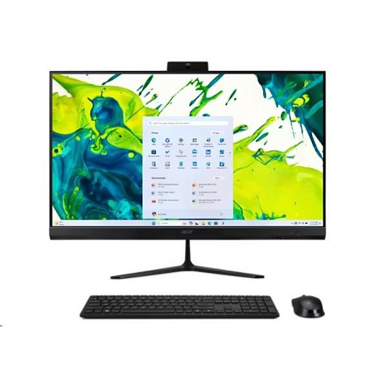 ACER PC AiO Aspire C27-2G_LUBR75825U_65W,R7 5825U,27"FHD,16GB,512GB SSD,UHD,W11P,Black