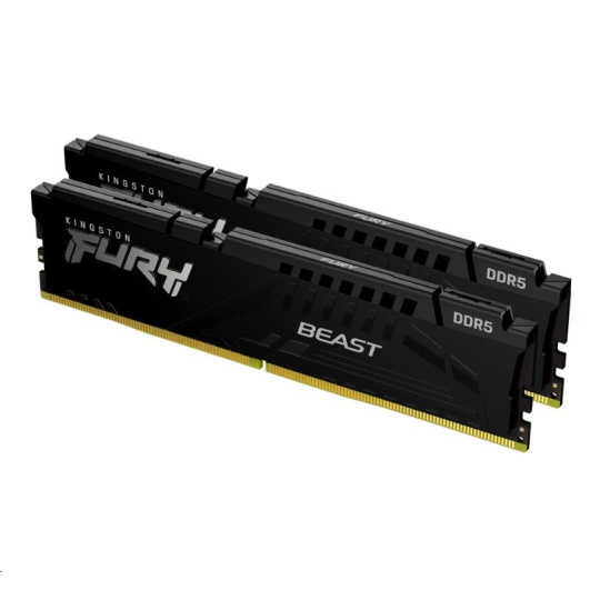 KINGSTON DIMM DDR5 64GB (Kit of 2) 5600MT/s CL36 FURY Beast Černá EXPO