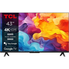 BAZAR - TCL 43V6B 43" TV, 4K Ultra HD, LED, HDR, Google TV, Chromecast, Bluetooth, Wi-Fi - poškozený obal BAZAR - TCL 43V6B 43" TV, 4K Ultra HD, LED, HDR, Google TV, Chromecast, Bluetooth, Wi-Fi - poškozený obal