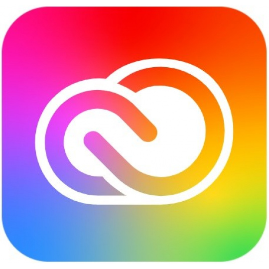 Adobe Creative Cloud for teams All Apps MP ML (+CZ) EDU NEW Named, 12 Months, Level 2, 10 - 49 Lic