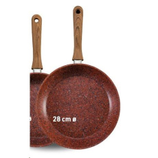 BAZAR - Livington Copper & Stone Pan 28 cm - Poškozený obal (Komplet) BAZAR - Livington Copper & Stone Pan 28 cm - Poškozený obal (Komplet)