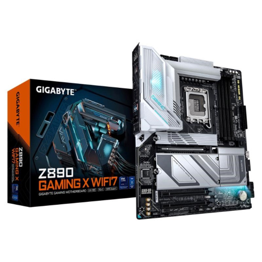 BAZAR - GIGABYTE MB Sc LGA1851 Z890 GAMING X WIFI7, Intel Z890, 4xDDR5, 1xDP, 1xHDMI, 1xUSB4, WiFi - Po opravě (Komplet)