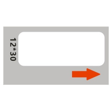 Niimbot štítky RP 12x30mm 195ks White pro D11 a D110